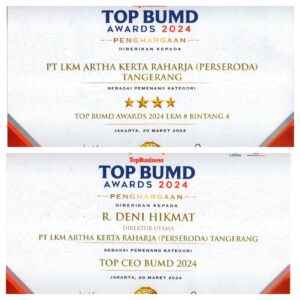 Dipimpin Deny Hikmat, PT. LKM AKR Raih Penghargaan TOP BUMD 3 WhatsApp Image 2024 03 23 at 12.06.19